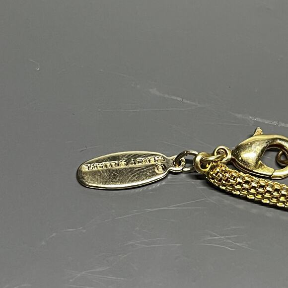 Wendy Williams Necklace Orange Gold Tone Pendant Adjustable Chain Womens Jewelry - Picture 5 of 8